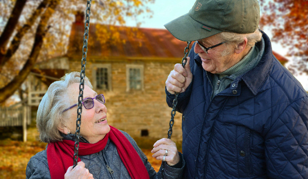 Retired couple in Macom enjoying retirement